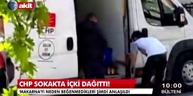 Alkolik CHP kafası dün neyse bugün de o