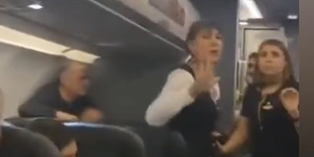 Alkolik utanmaz uçağı karıştırdı! Hostesin sözleri olayın bile önüne geçti
