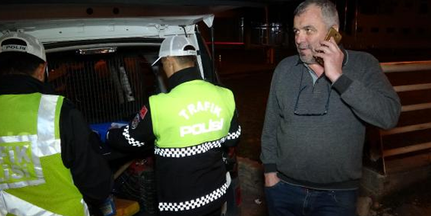 Alkollü araç kullanırken yakalandı, 'hasta ziyaretine gidiyorum' dedi