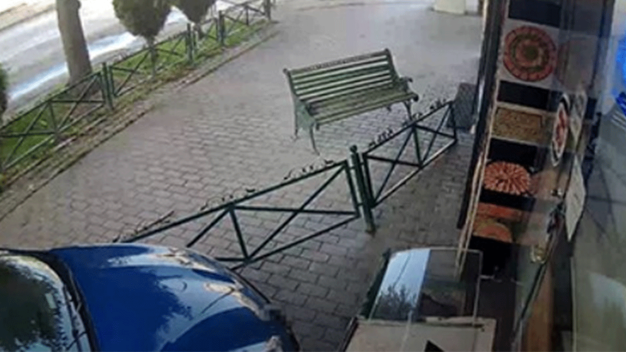 Alkollü kadın dükkana böyle daldı!