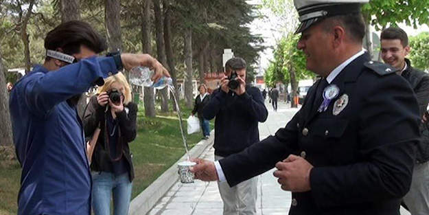 Alkolün zararları alkol gözlüğü ile anlatıldı!