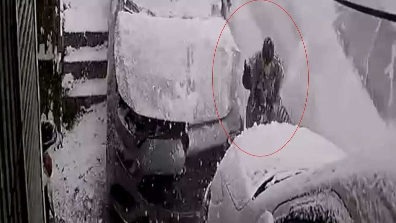 Allah'ın bir mucizesi! İnanılmaz kurtuluş kamerada