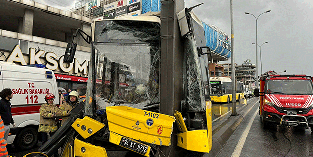 Allah'tan seçimlere az kaldı! Yine İETT yine kaza