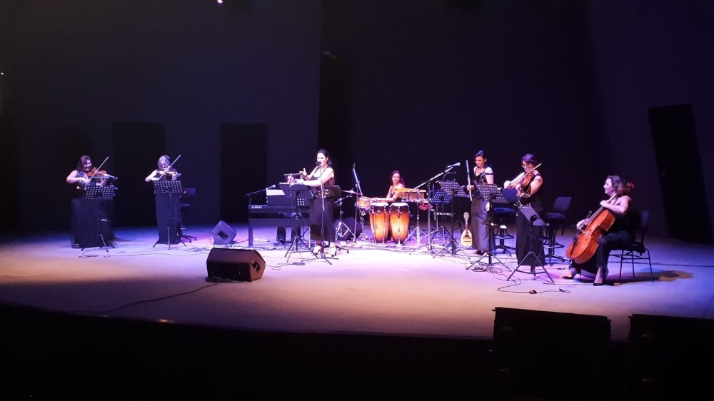 ’Allegra Ensemble’ grubu sanatseverlerle buluştu 