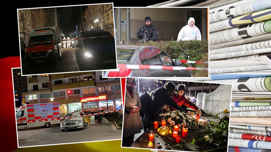 Alman basınının çoğu Hanau’daki ırkçı saldırıyı 'terör' olarak nitelendirdi