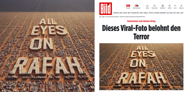 Alman Bild'i panikleten sosyal medya paylaşımı! Hitler Almanyası'ndan siyonizm uşaklığına...