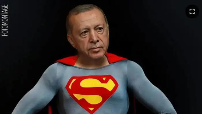 Alman gazetesi Erdoğan’ı Superman'e benzetti