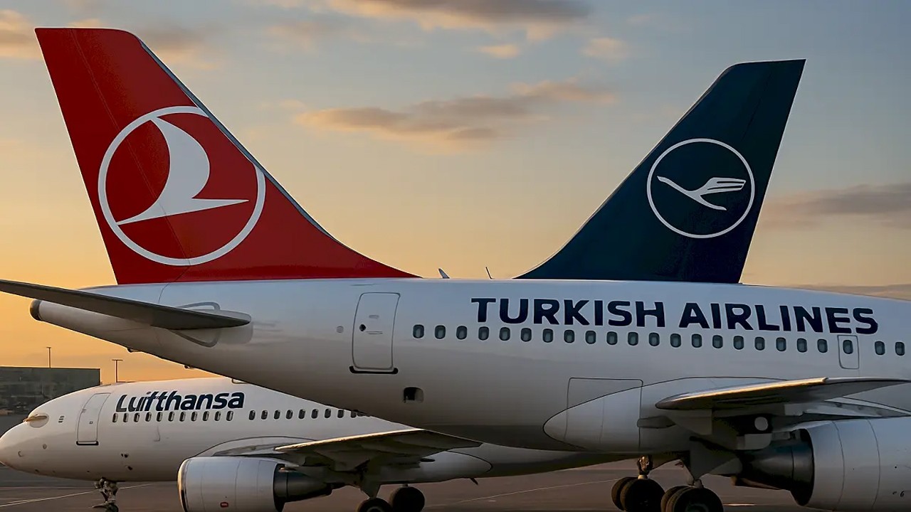 Alman hava yolu şirketi Lufthansa'nın pilotları 48 saatlik greve gidecek Dünya THY'yi kıskanıyor