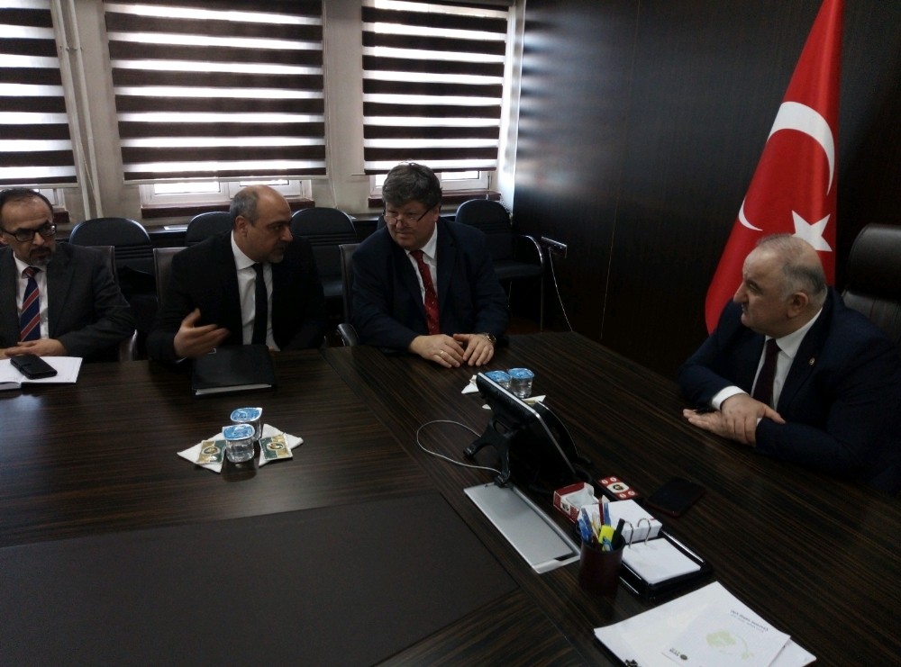 Alman heyeti Vali Vekili Subaşı’nı ziyaret etti 