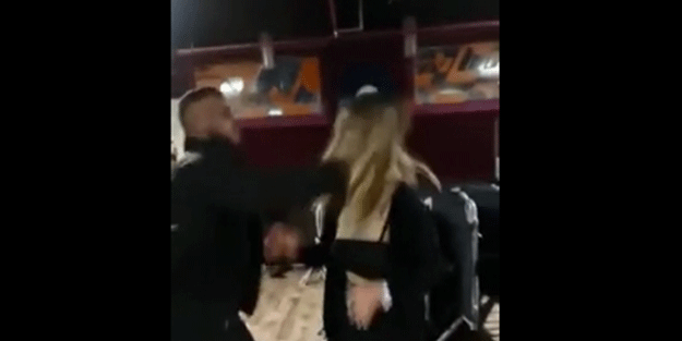 Alman kadın neye uğradığını şaşırdı! Rus adama tokat atınca olanlar oldu