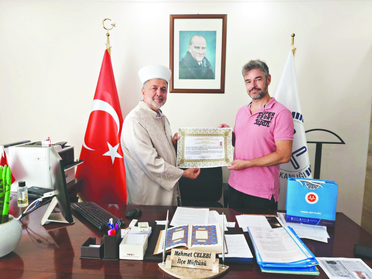 Alman Michael Raab İslam’la müşerref oldu