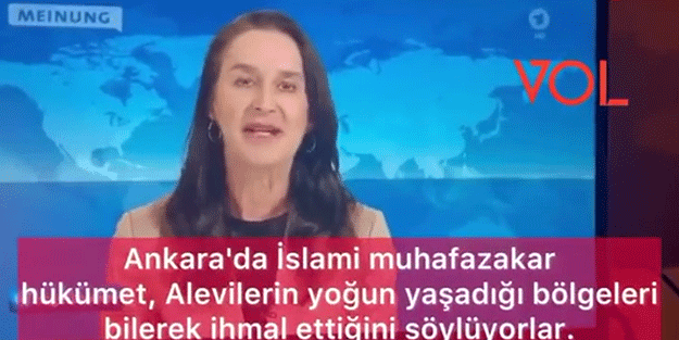 Alman spikerden çirkin provokasyon!