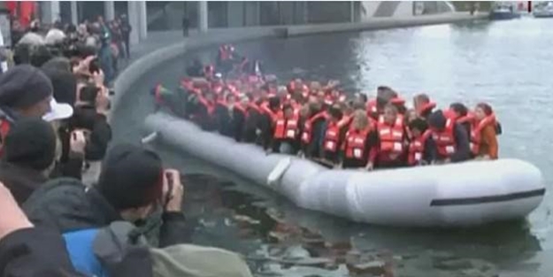Göçmenleri böyle anlamayı çalıştılar!