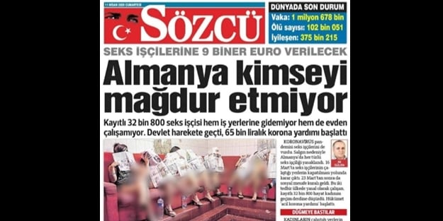Almanya fahişelere, İBB Sözcü'ye yardım ediyor!