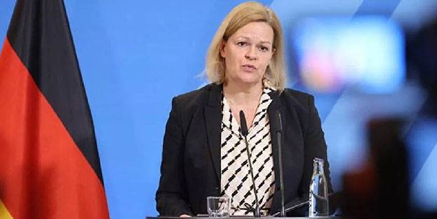 Almanya İçişleri Bakanı Faeser: 
