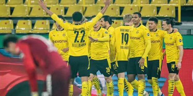 Almanya Kupası’nda Borussia Dortmund çeyrek finale çıktı