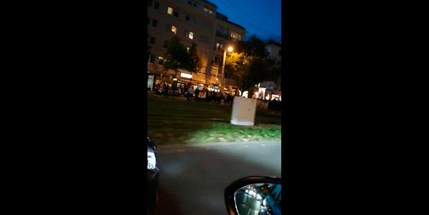 Almanya'da polis izledi, PKK'lılar oynadı