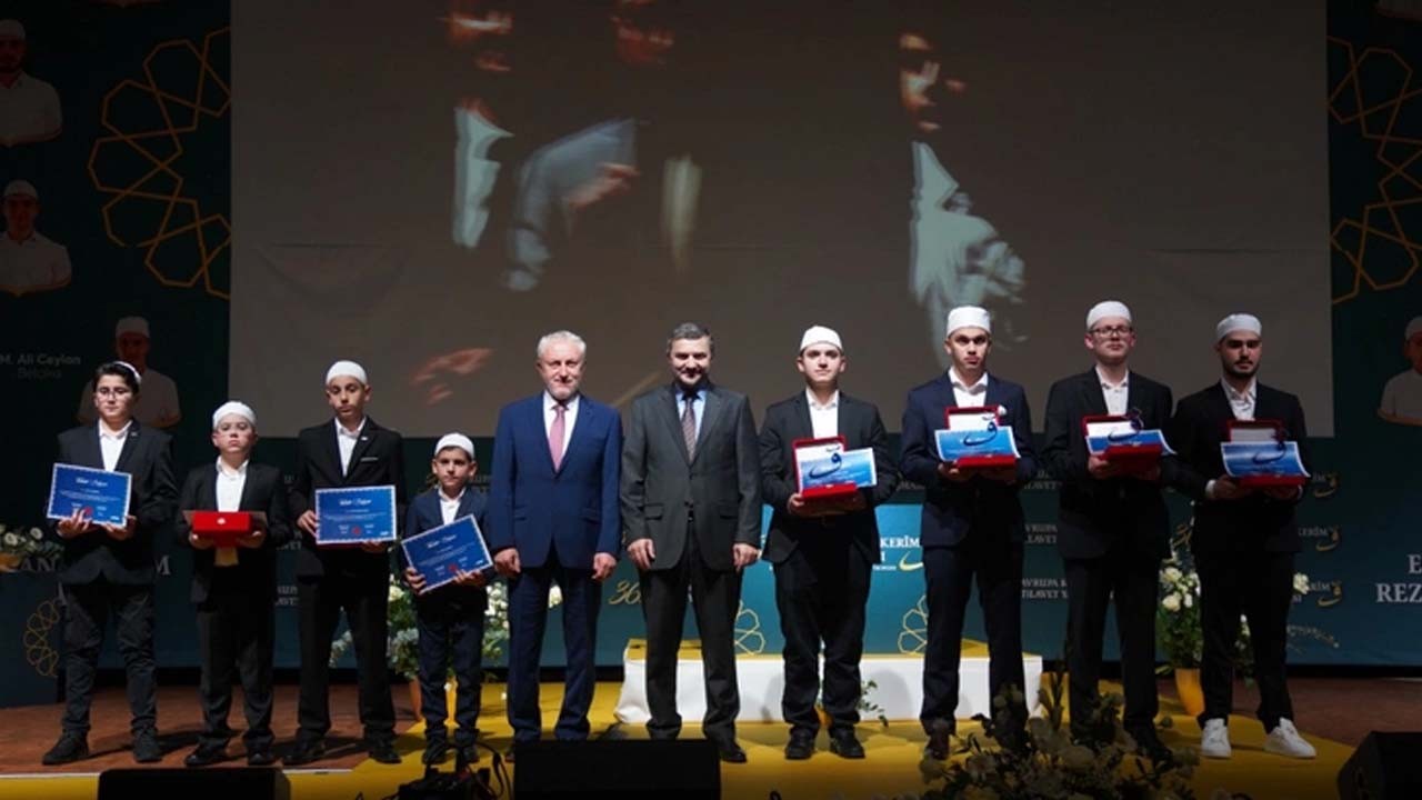 36. Avrupa Kur'an-ı Kerim Tilavet Yarışması yapıldı!