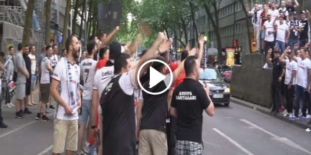 Almanya'da Beşiktaş coşkusu!