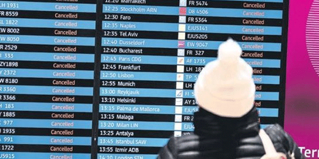 Almanya’da grevde uçuş iptali mahkemeleri kilitledi