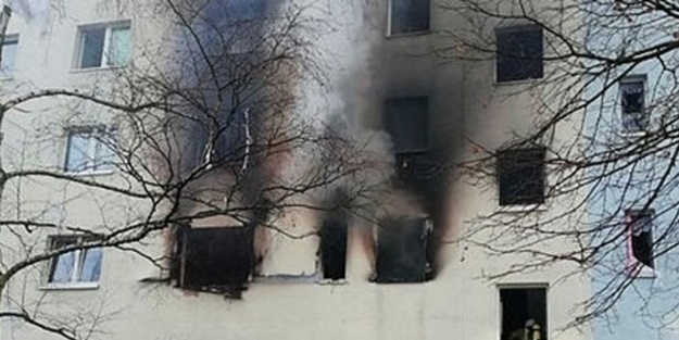 Almanya'da patlama! Çok sayıda yaralı var