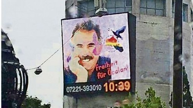 Almanya'da skandal Öcalan propagandası!