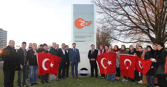 Almanya'da yaşayan Türklerden ZDF kanalına tepki