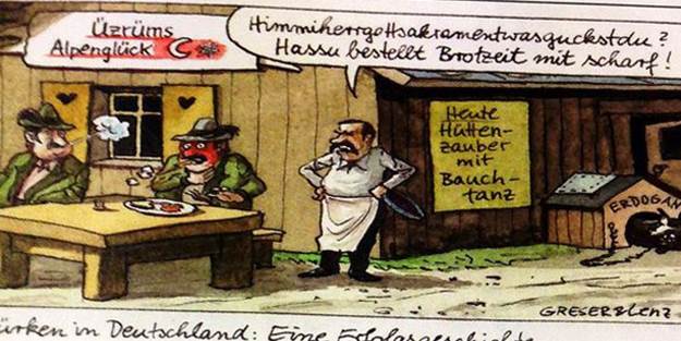 Almanya'dan Cumhurbaşkanı Erdoğan'a büyük terbiyesizlik