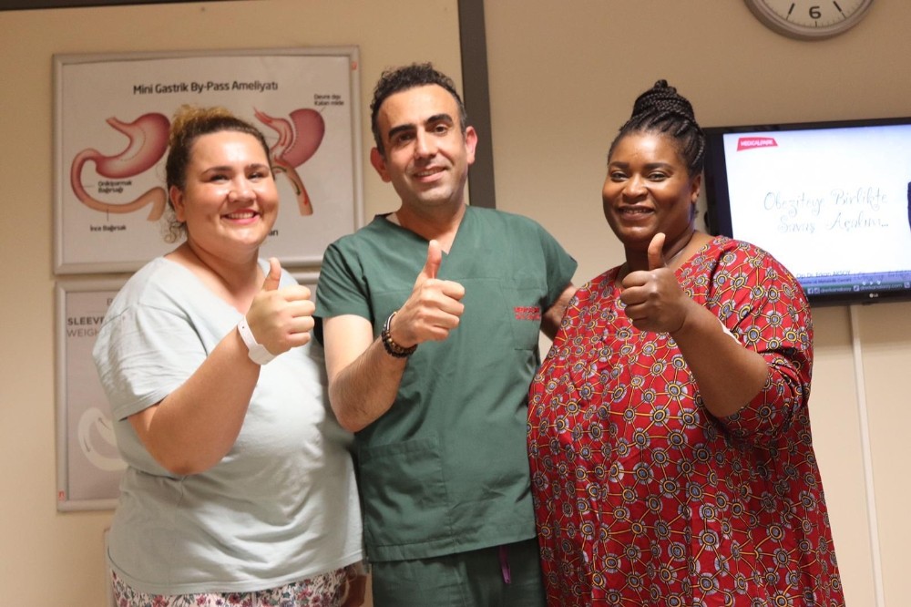 Almanya’dan gelip Türkiye’de obezite ameliyatı oldular 