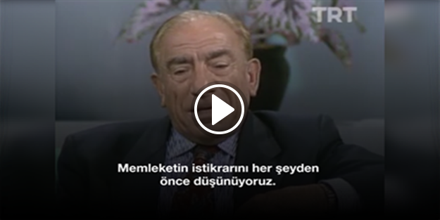Türkeş bugünleri 1994 yılında anlatmış...