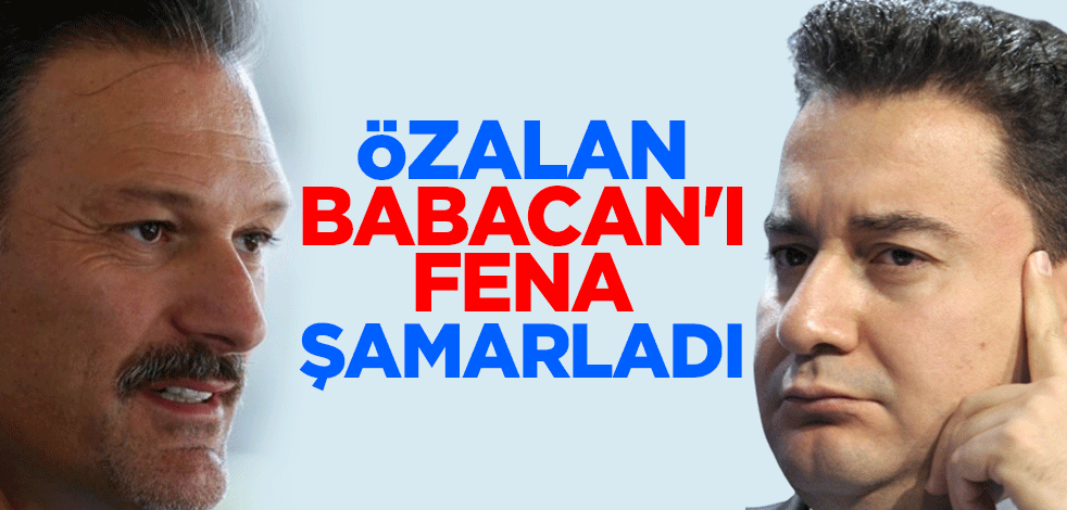 Özalan, Babacan'ı fena şamarladı