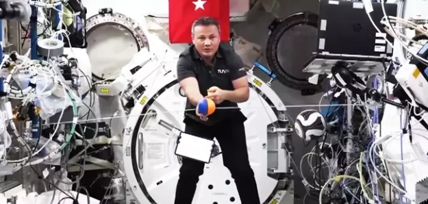 Alper Gezeravcı uzay deneylerini paylaştı