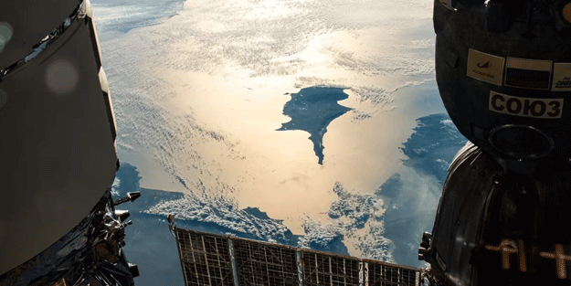 Alper Gezeravcı, uzaydan çektiği KKTC fotoğraflarını paylaştı