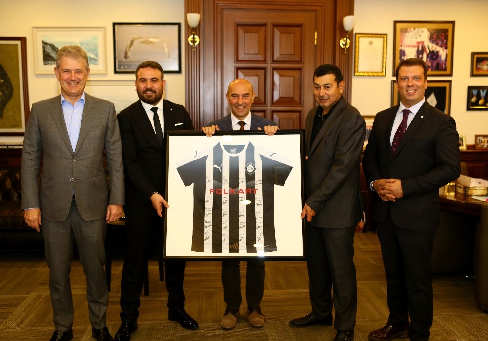 Altay’dan Tunç Soyer’e ziyaret 