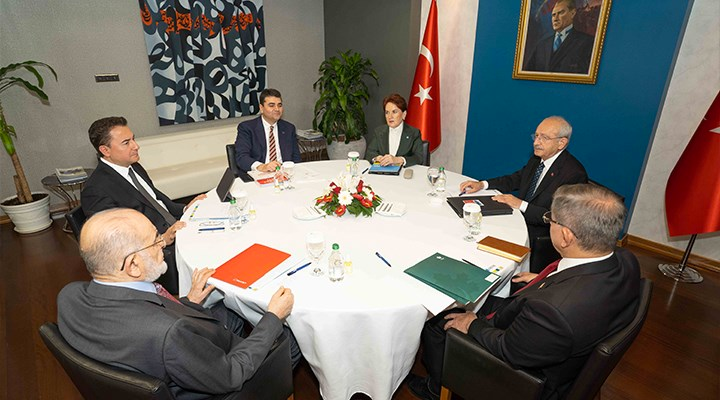 Altılı masa kararını verdi! Böyle duyurdu