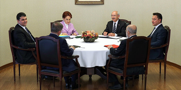 Altılı masa şaşırtmadı! Elde var sıfır