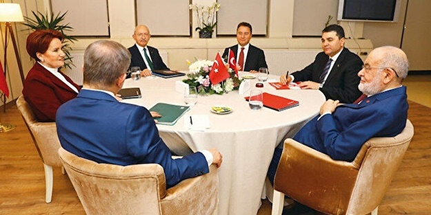 Altılı Masa toplantısına bak hele! Bamya çorbası içip, jammer kullandılar! Adaylarını açıklayacağı tarih belli oldu