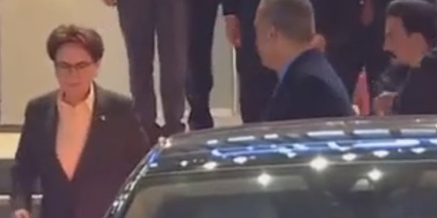 Altılı Masa toplantısından ayrılan Akşener'in yüzü şekilden şekile girdi