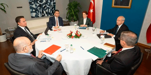 Altılı masadan kim çıkacak? Toplantı öncesi kritik mesaj