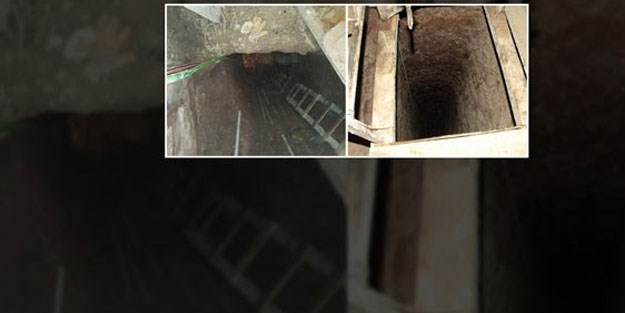 Altın aramak için evinin bodrumunda 6 metrelik dev çukur kazdı