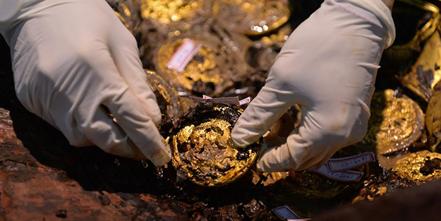 Altın hazinesi arıyordu! Tarihi bir keşfe imza attı