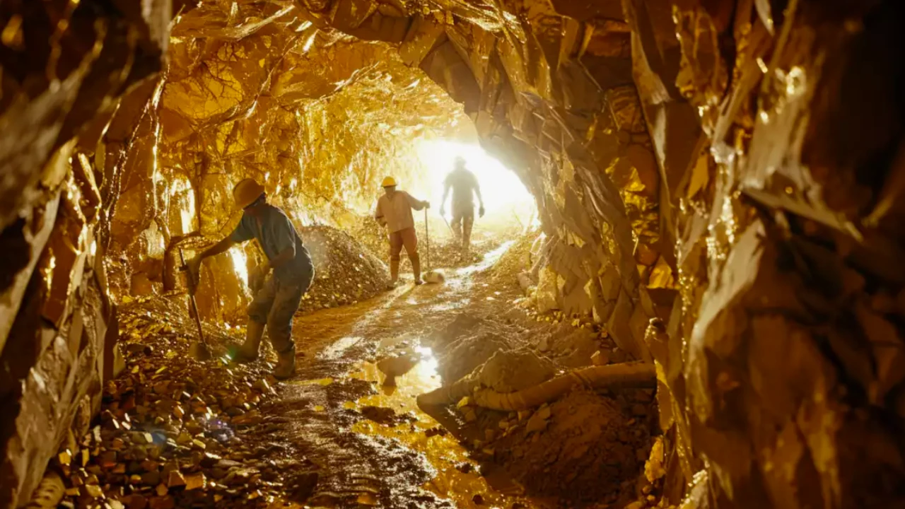 Altın madenden yarım ton altın çalındı!