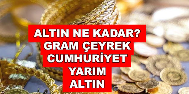 Altın ne kadar? Canlı altın fiyatları: Çeyrek altın ne kadar? Anlık altın fiyatı: Gram altın kaç lira, TL? 28 Haziran 2022!