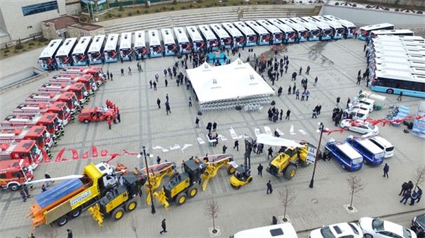 Altıncı araç filosu hazır