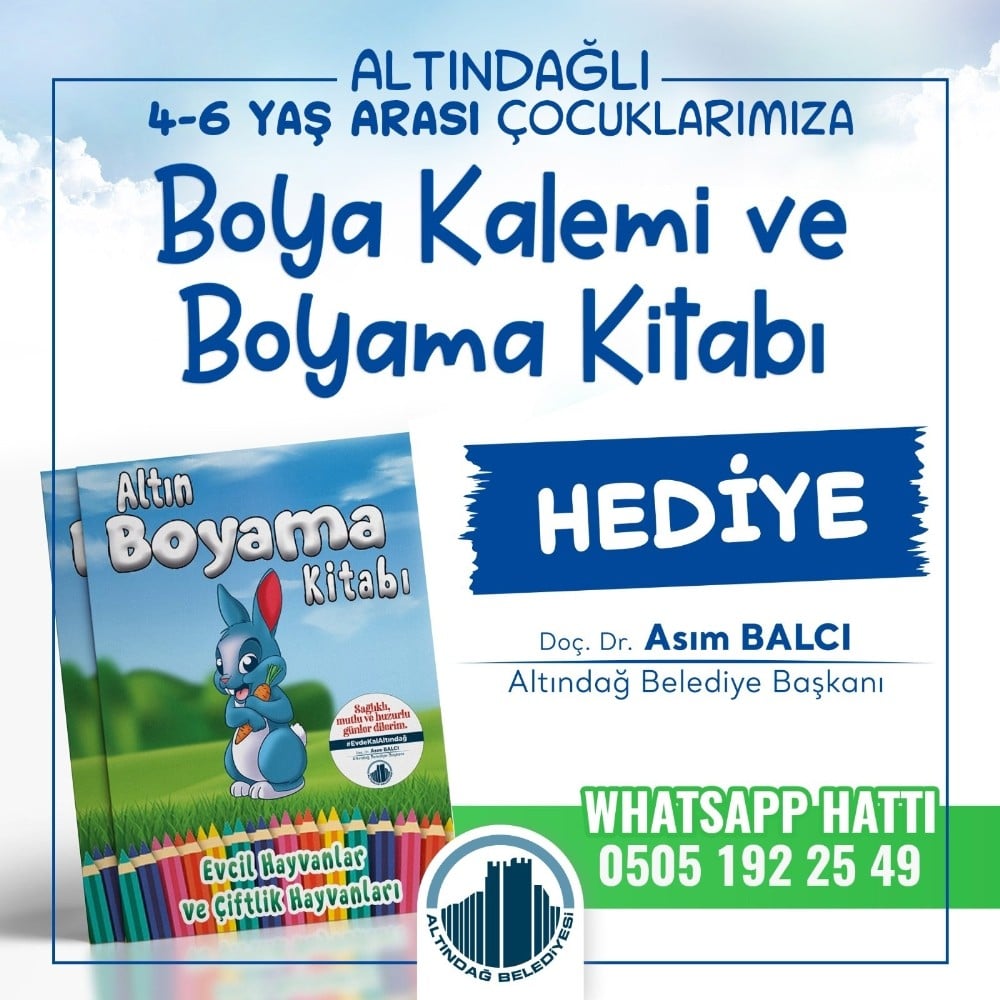 Altındağ Belediyesinden çocuklara rengarenk sürpriz 