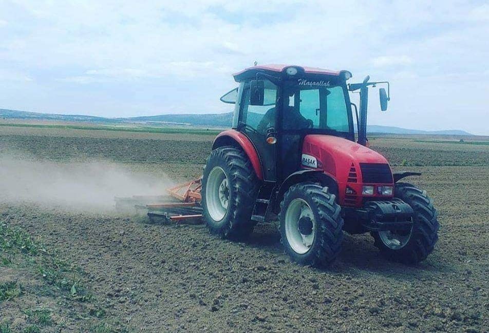 Altıntaş ilçesinde çiftçiler pancar ekimini yeniden yaptı 