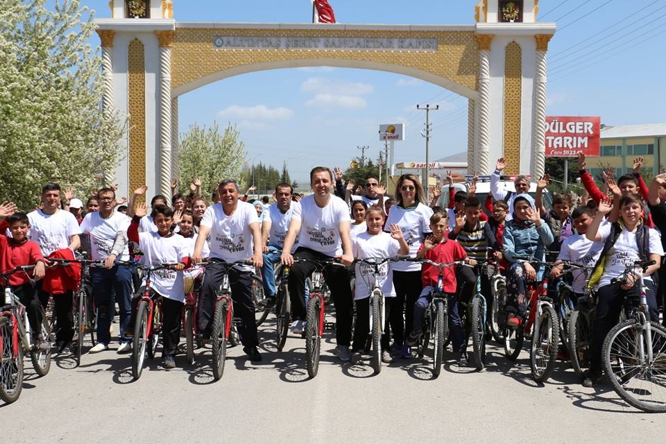 Altıntaş’ta ’Sağlık için pedal çevir’ etkinliği 