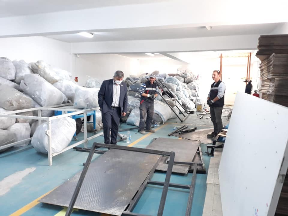 Altıntaş’ta tekstil fabrikasının kapasitesi arttırılıyor 