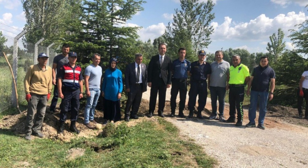 Altıntaş’ta yürüyüş yolu ve ağaçlandırma çalışmaları 