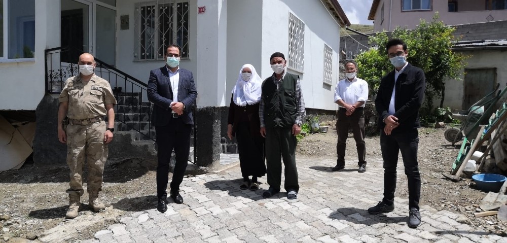 Altınyayla’da Şehit babasına, babalar günü ziyareti 